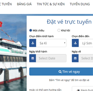 Tìm và Chọn chuyến tàu